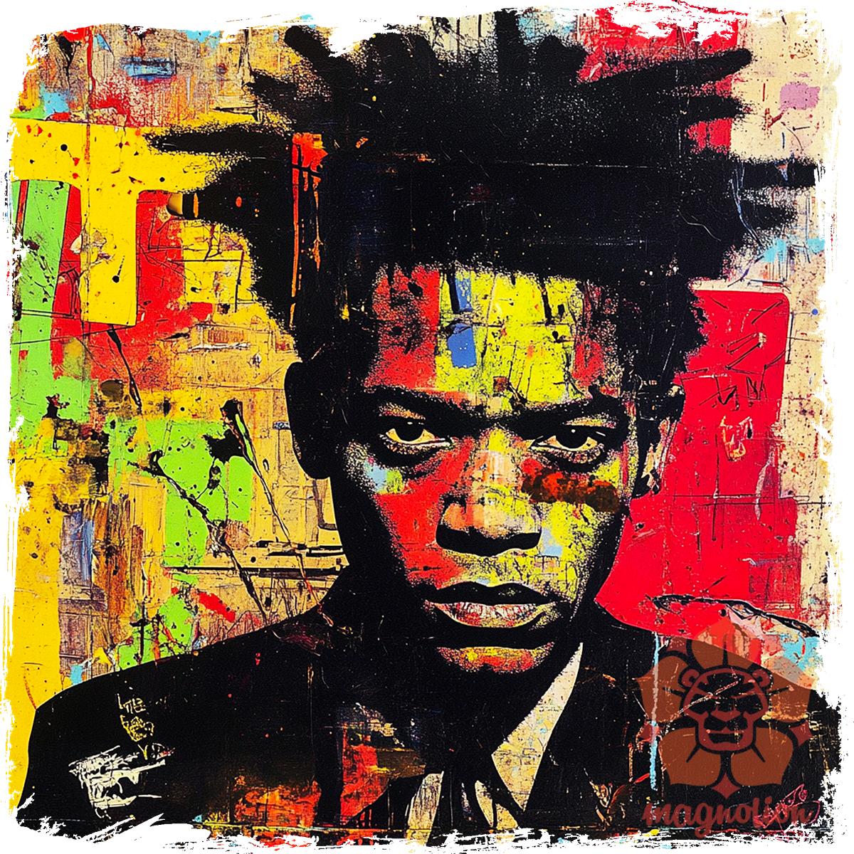 Basquiat pop art v7 egyedi póló 