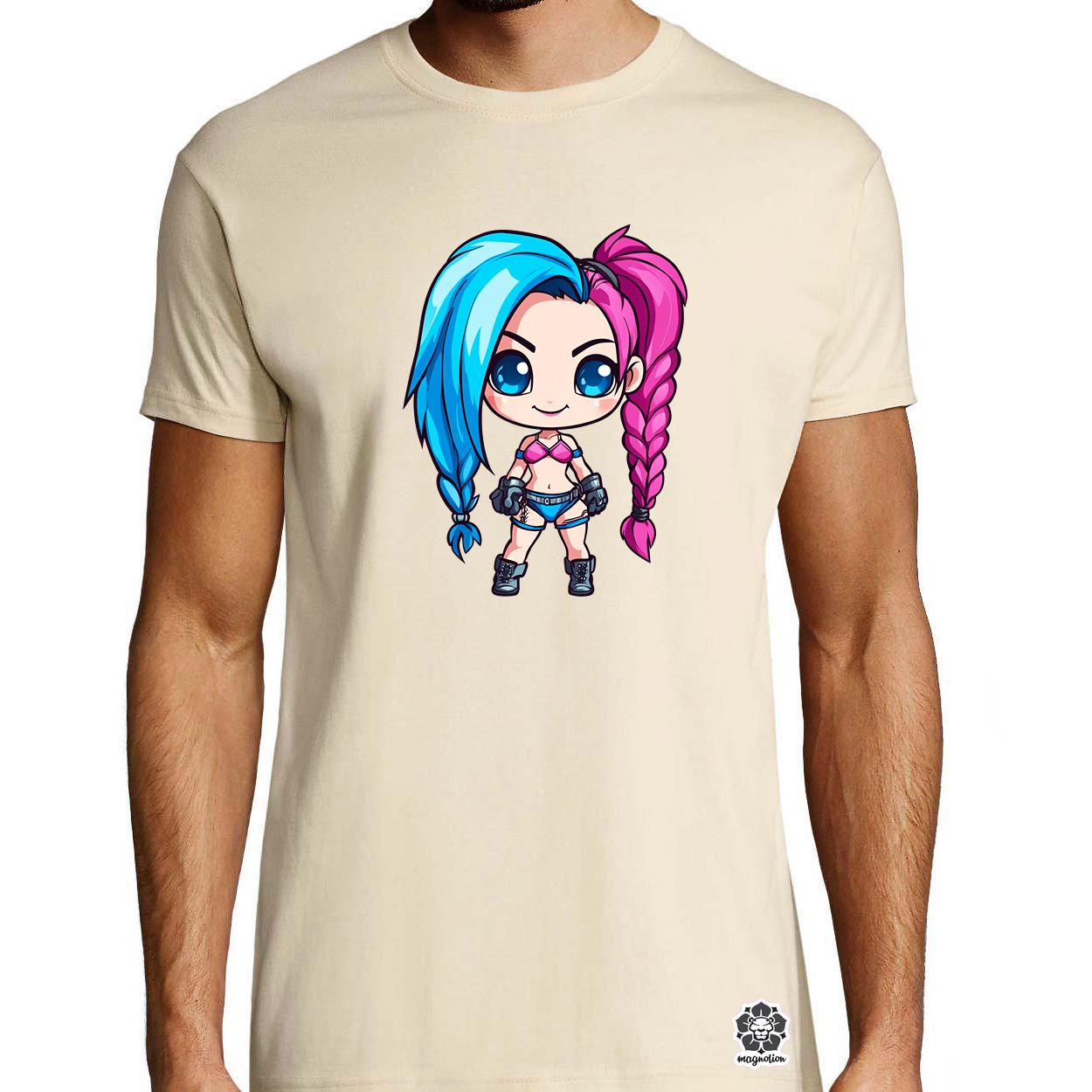 Chibi Jinx v2 egyedi póló 