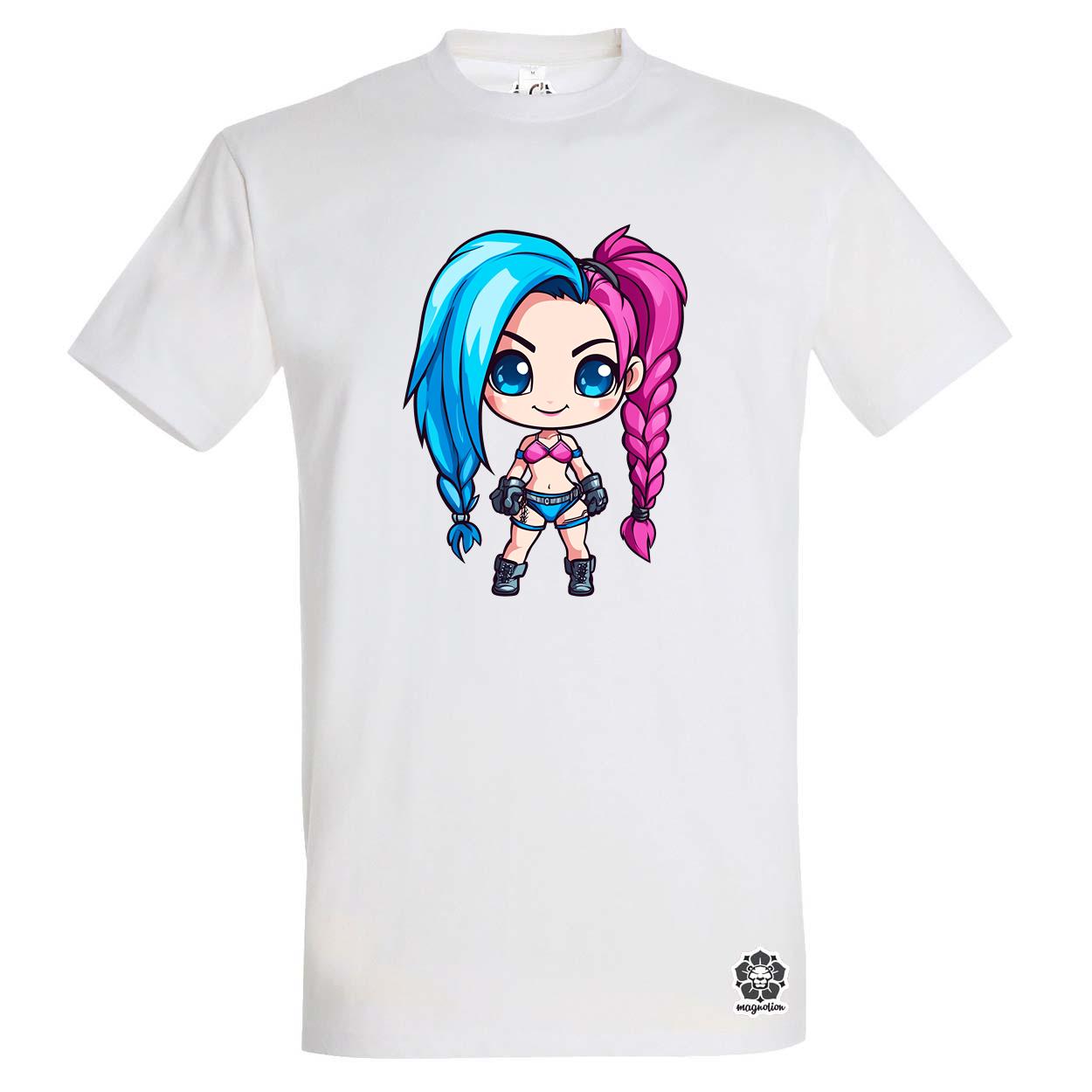 Chibi Jinx v2 egyedi póló 