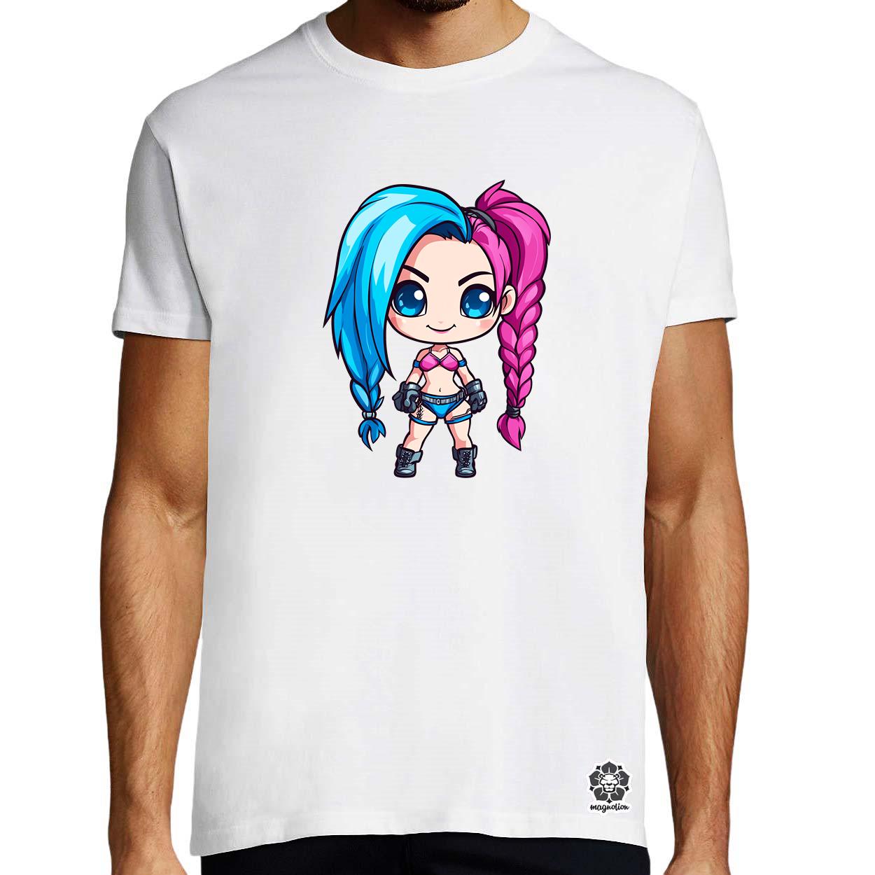 Chibi Jinx v2 egyedi póló 