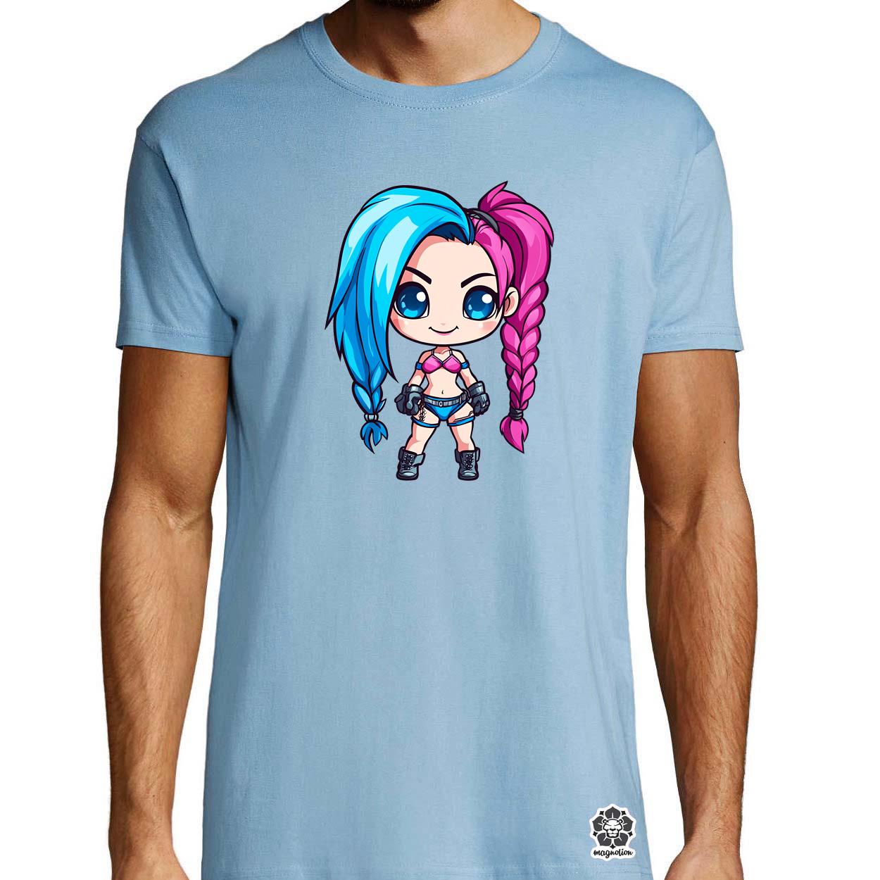 Chibi Jinx v2 egyedi póló 