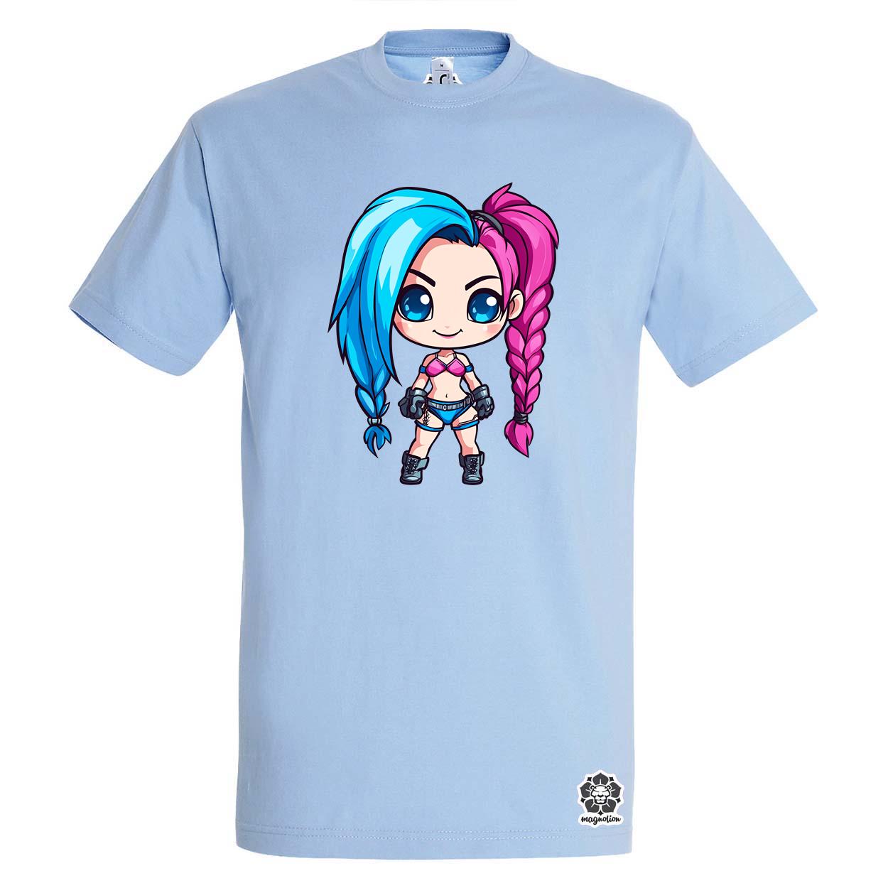 Chibi Jinx v2 egyedi póló 