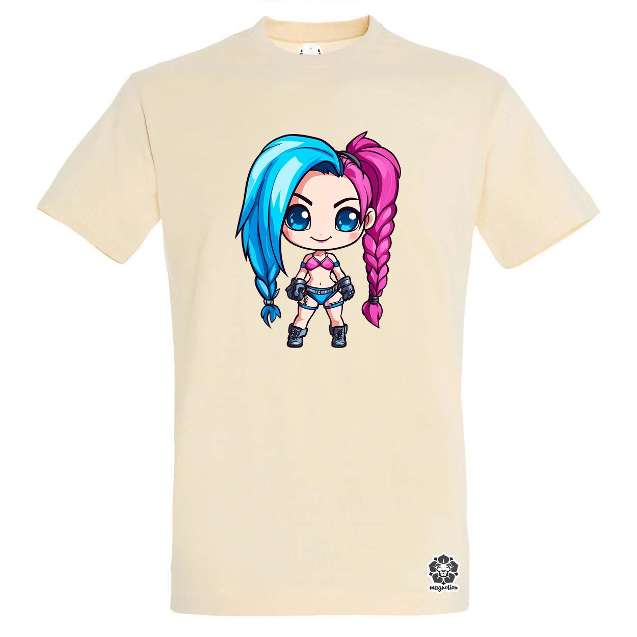 Chibi Jinx v2 egyedi póló 
