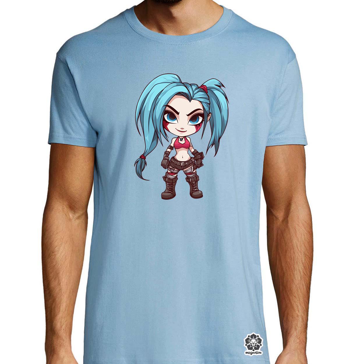 Chibi Jinx v3 egyedi póló 