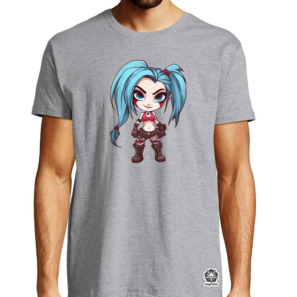 Chibi Jinx v3 egyedi póló 
