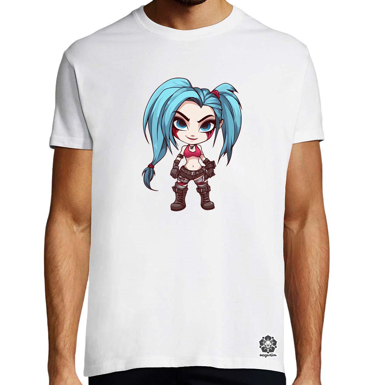Chibi Jinx v3 egyedi póló 