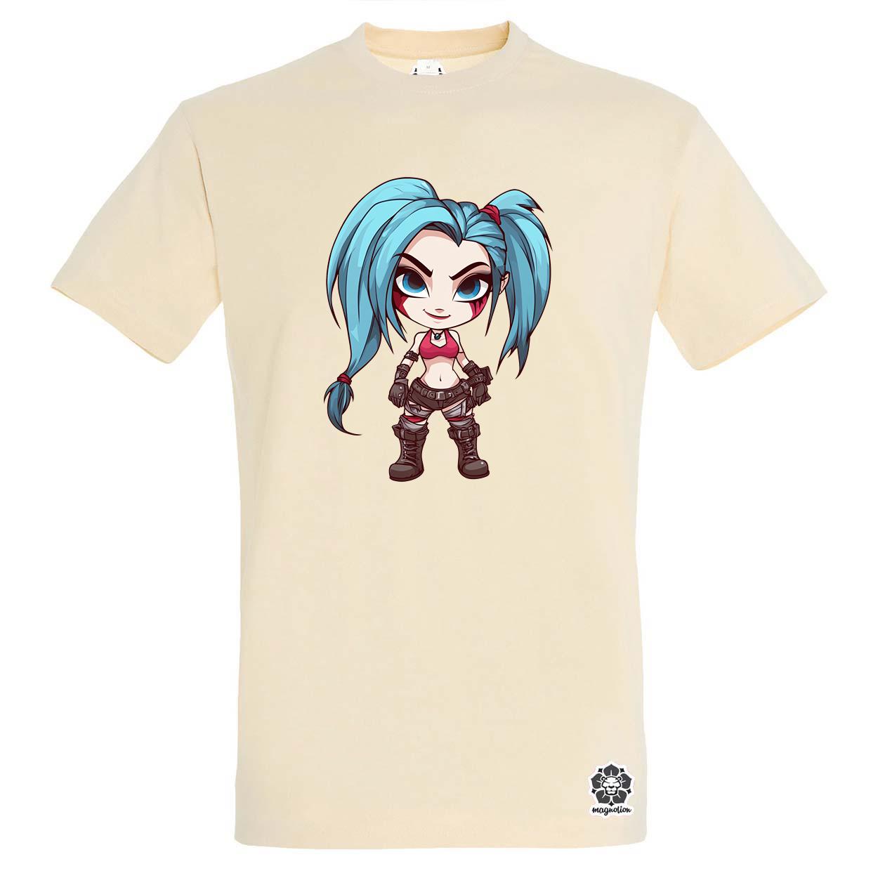 Chibi Jinx v3 egyedi póló 