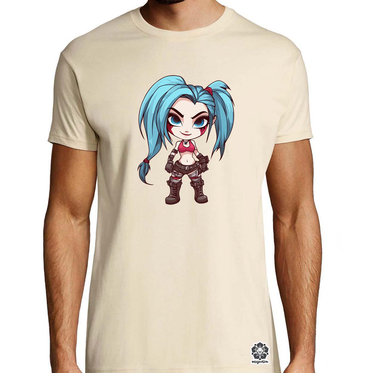 Chibi Jinx v3 egyedi póló 