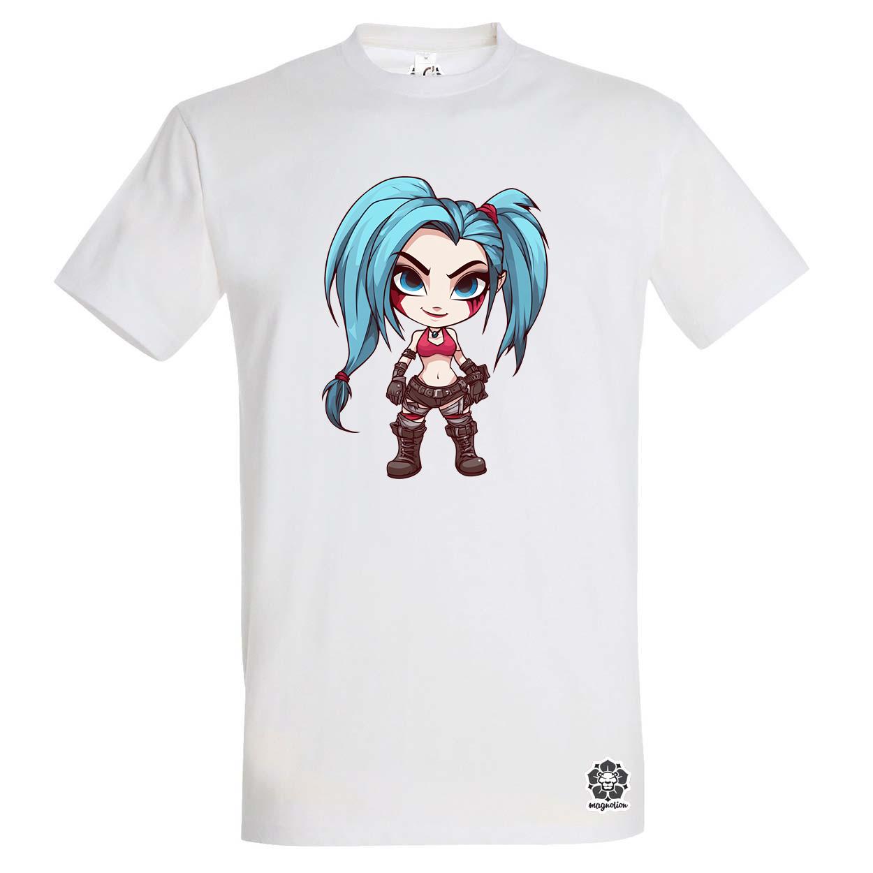 Chibi Jinx v3 egyedi póló 