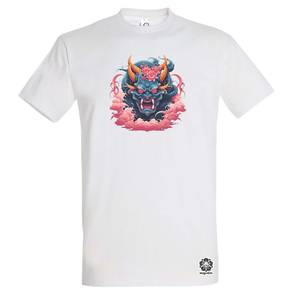 Anime Oni maszk v1 egyedi póló 