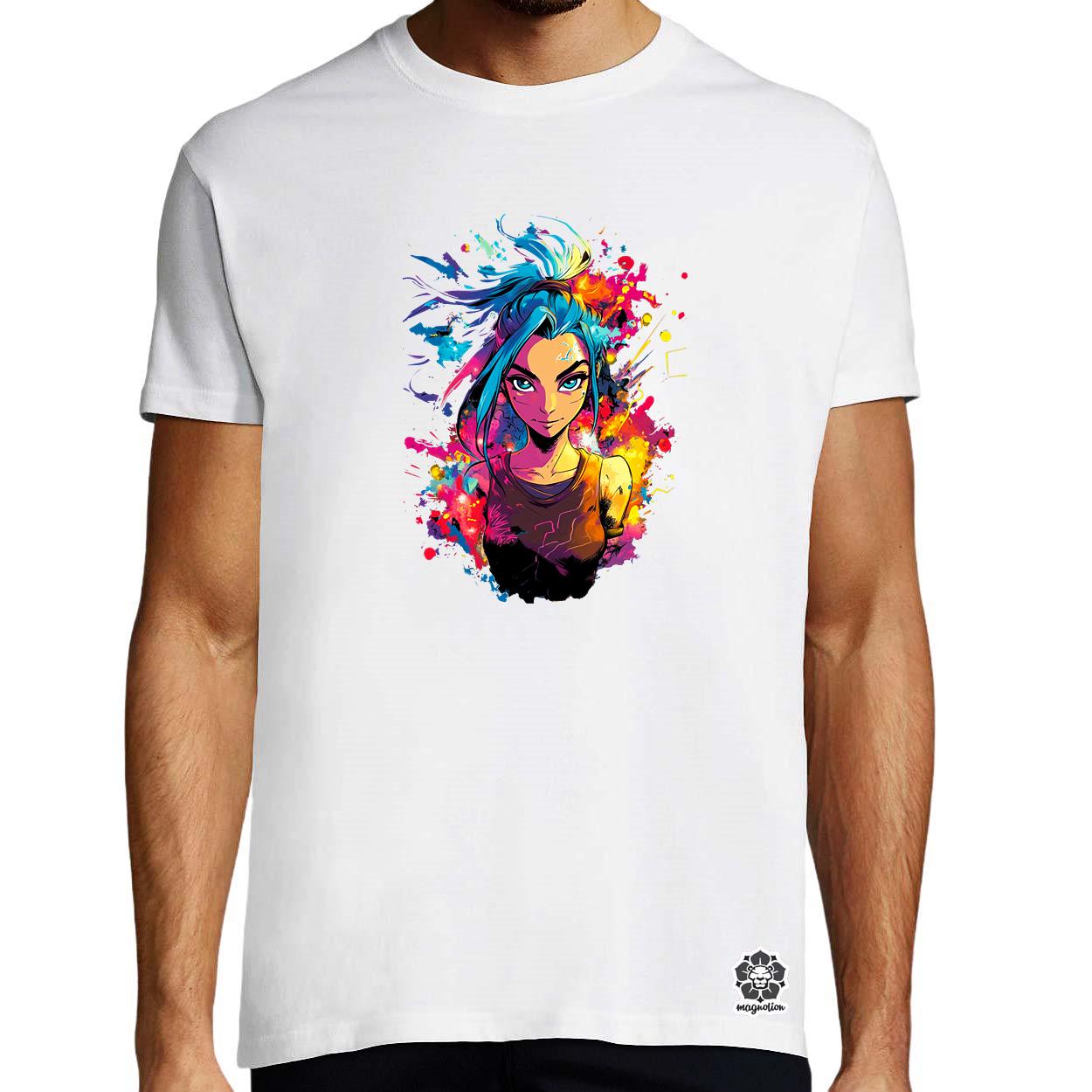 Graffiti Jinx v3 egyedi póló 