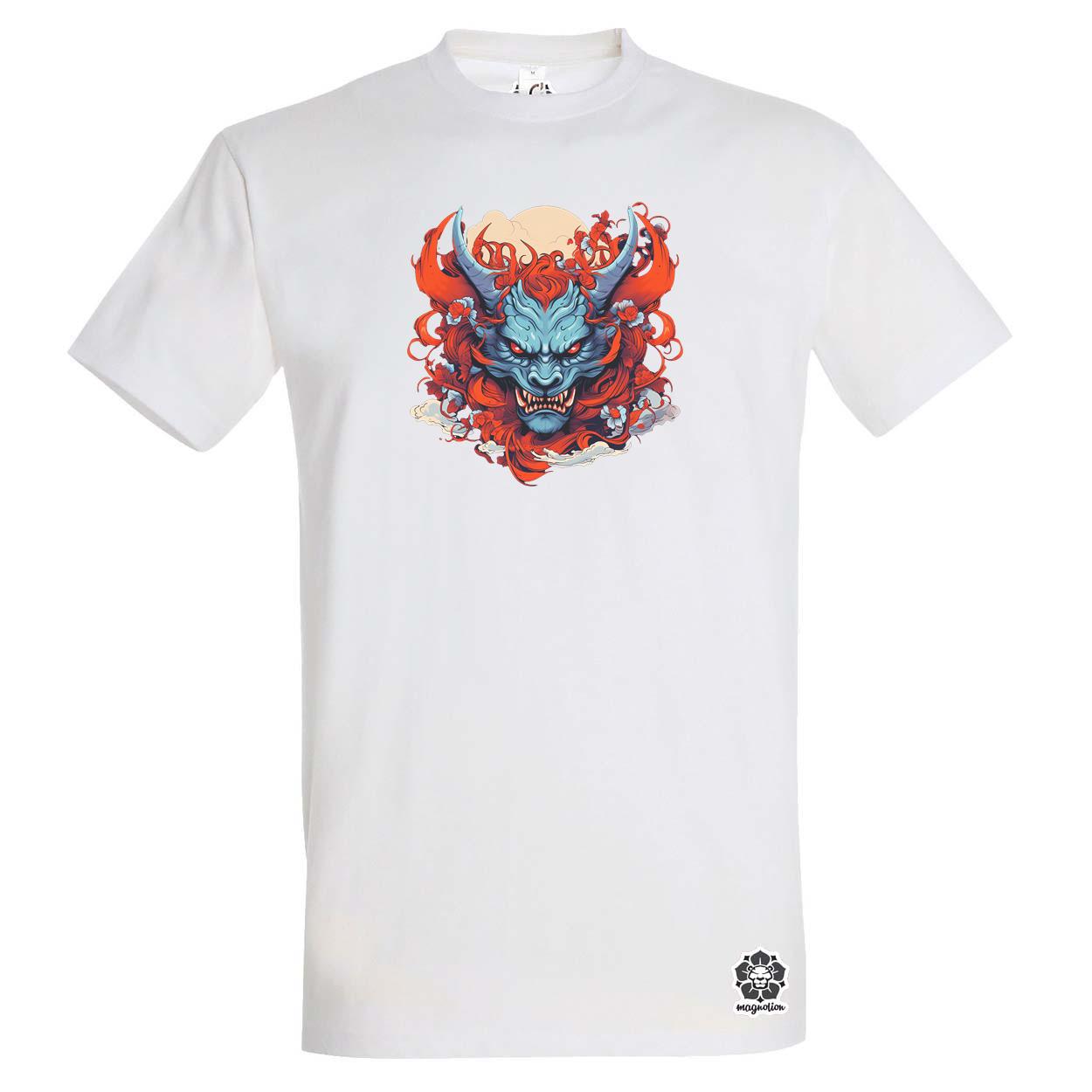 Anime Oni maszk v3 egyedi póló 