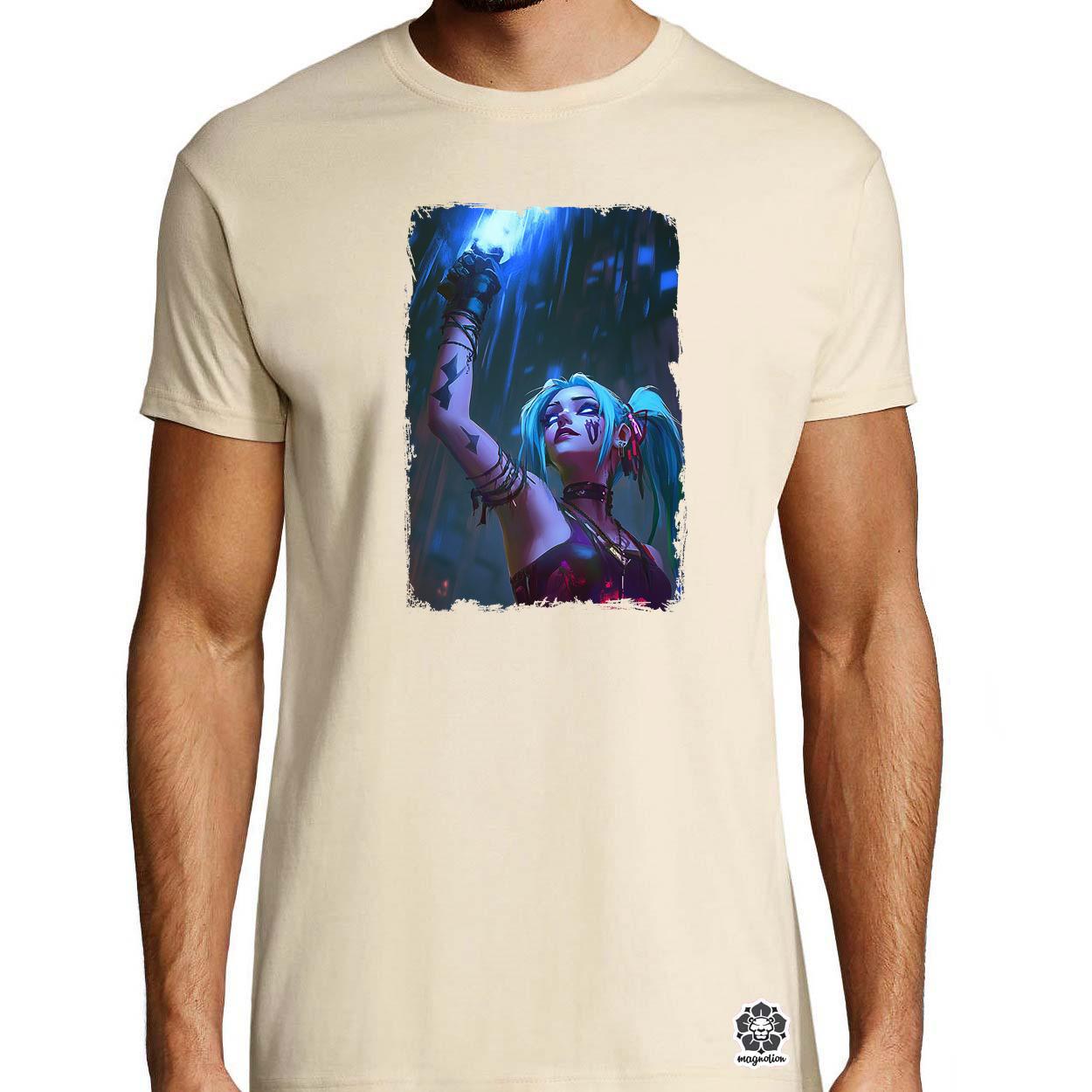 Jinx ellenállás v8 egyedi póló 