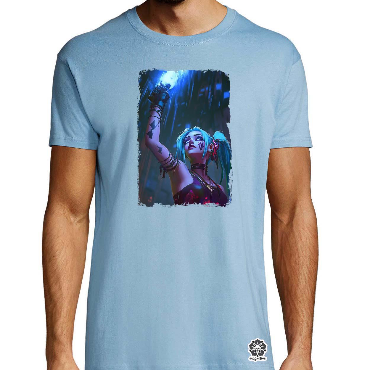 Jinx ellenállás v8 egyedi póló 