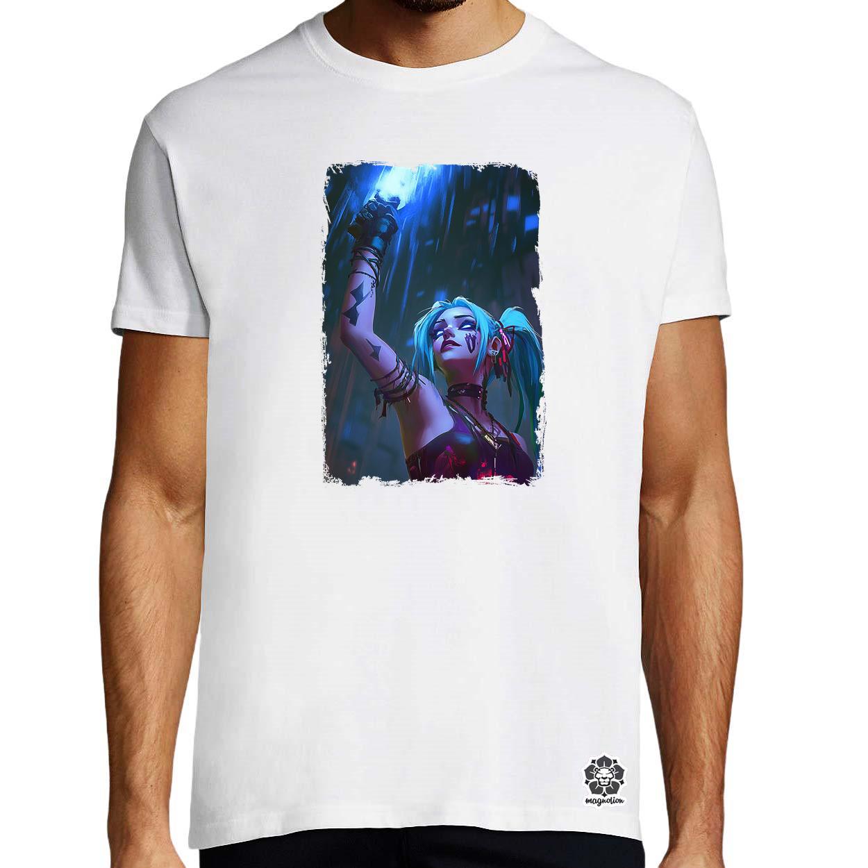 Jinx ellenállás v8 egyedi póló 