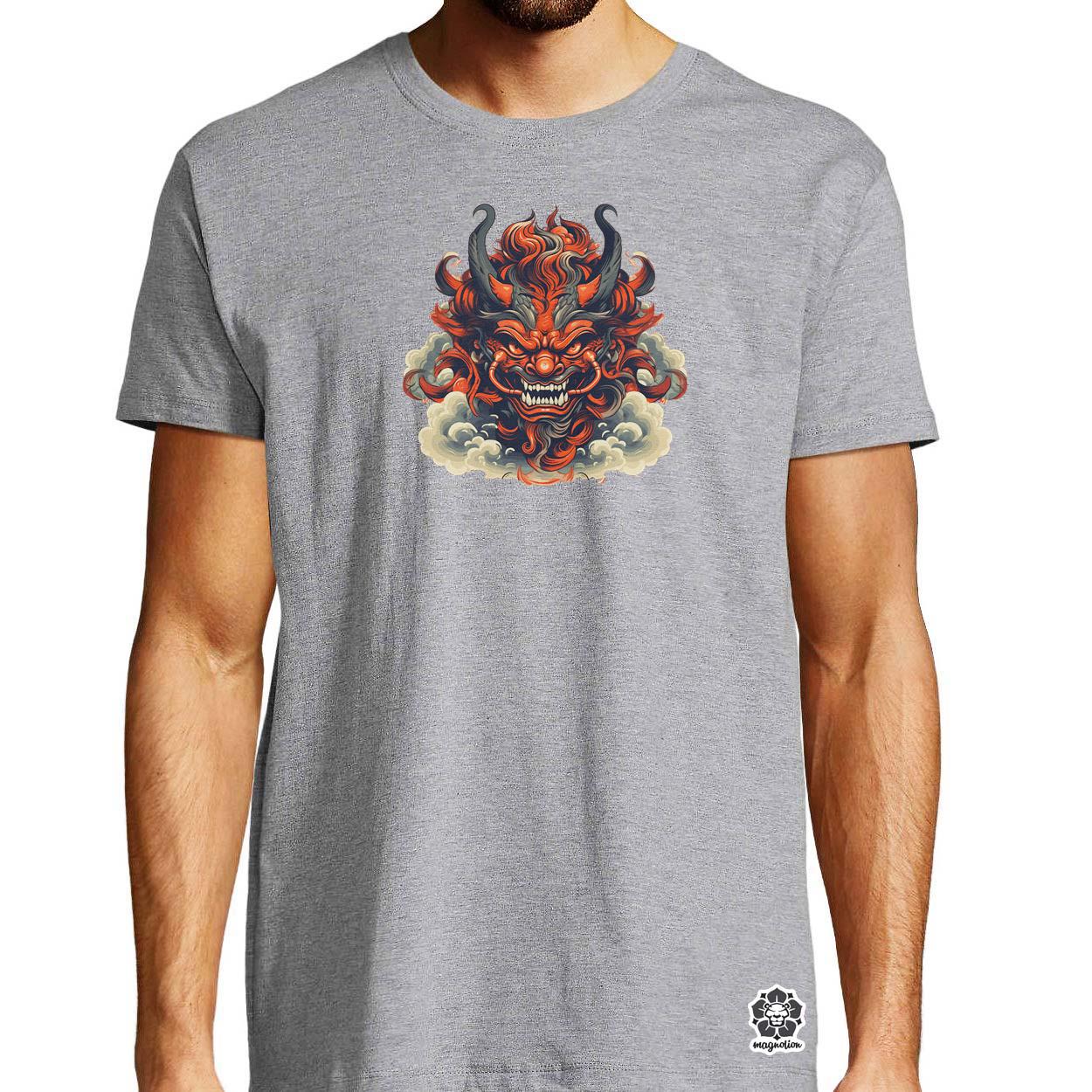 Anime Oni maszk v4 egyedi póló 