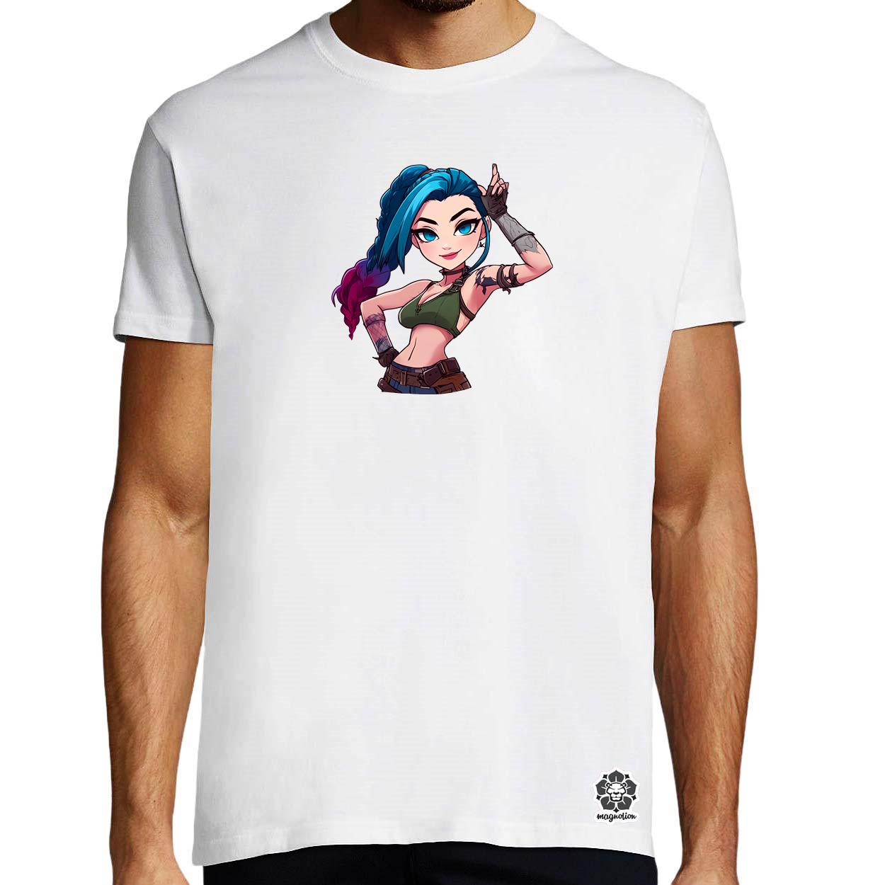 Jinx matrica v9 egyedi póló 