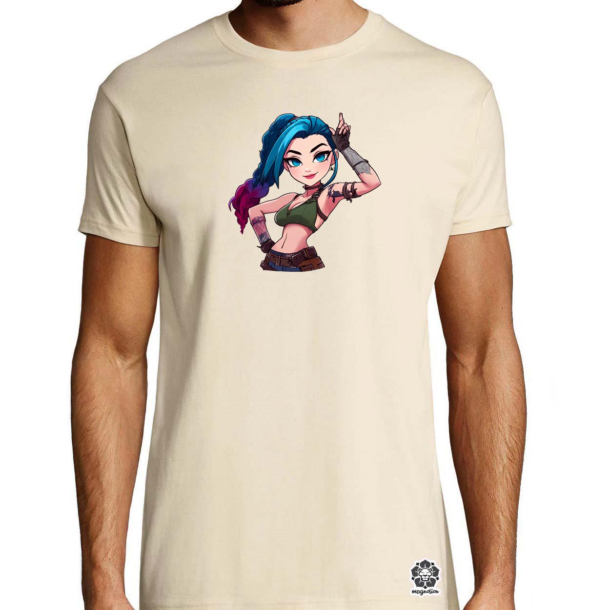 Jinx matrica v9 egyedi póló 