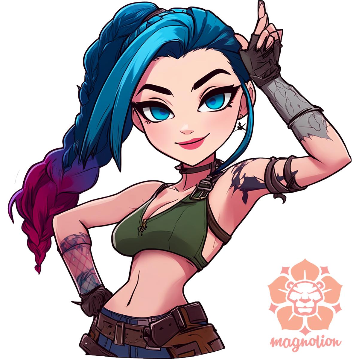 Jinx matrica v9 egyedi póló 
