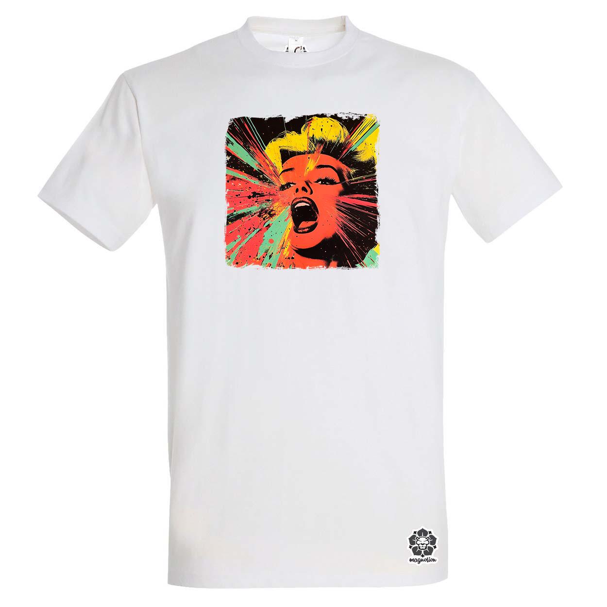 Pop art Marilyn Monroe v5 egyedi póló 