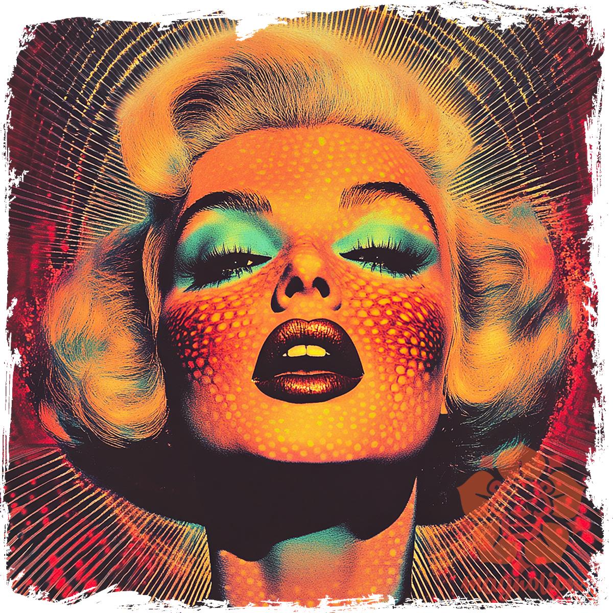 Pop art Marilyn Monroe v7 egyedi póló 