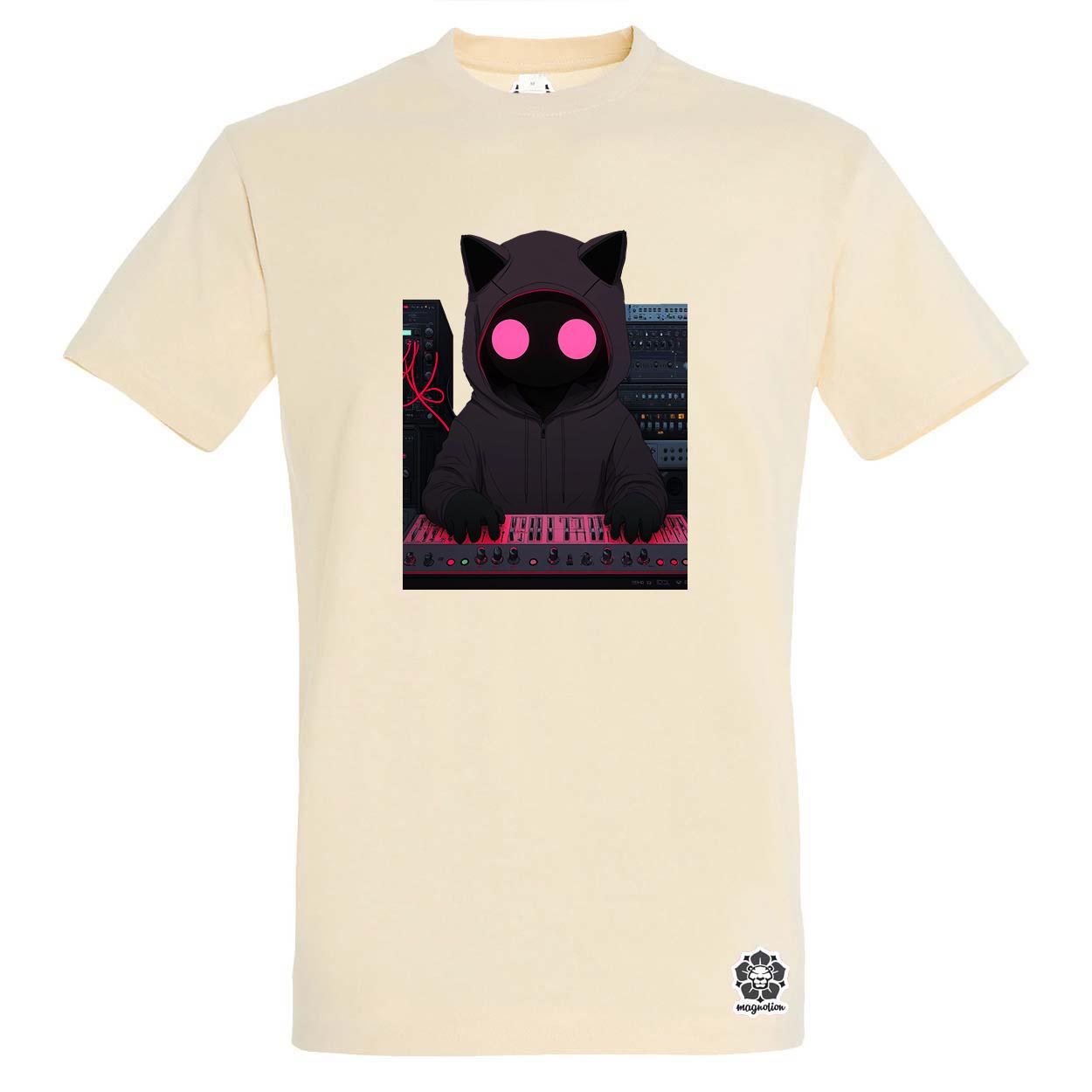 Synthwave Dj v3 egyedi póló 