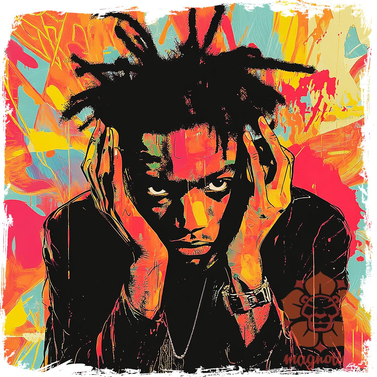 Basquiat pop art v5 egyedi  pulóver 