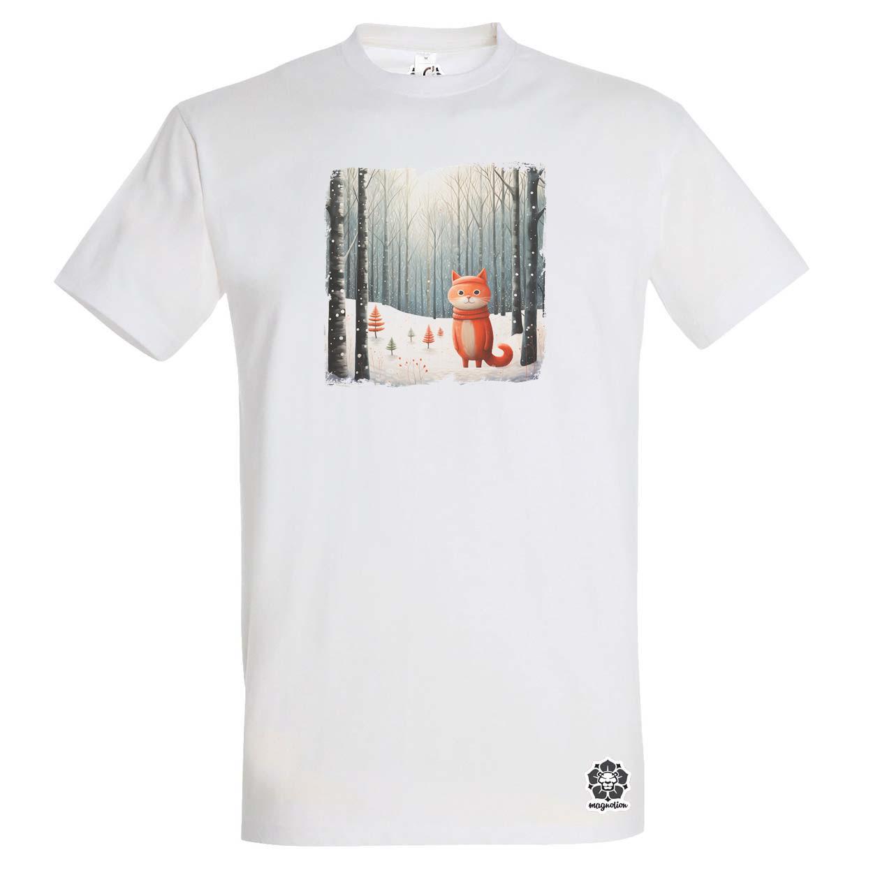 Cica mikulás v4 egyedi póló 