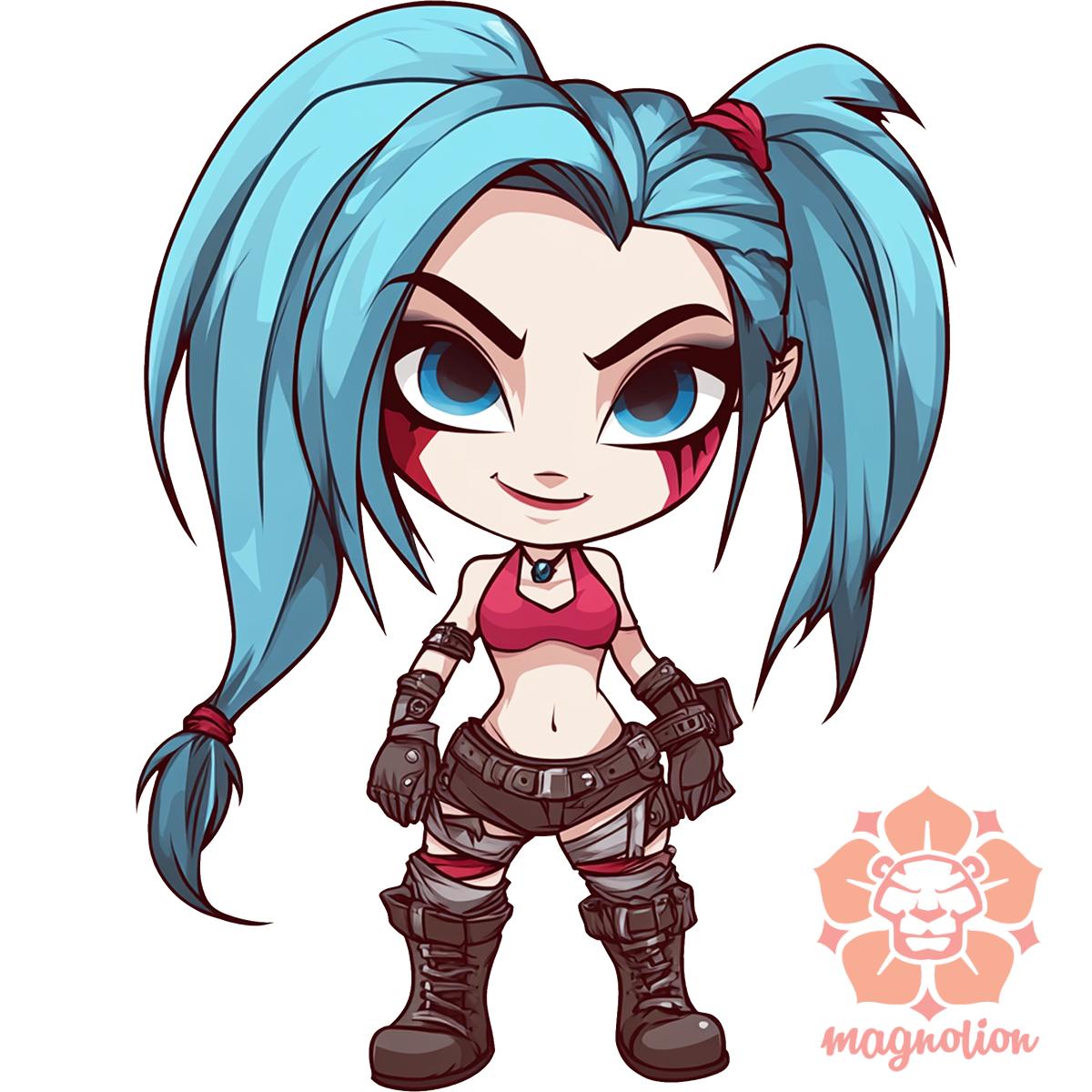 Chibi Jinx v3 egyedi  pulóver 
