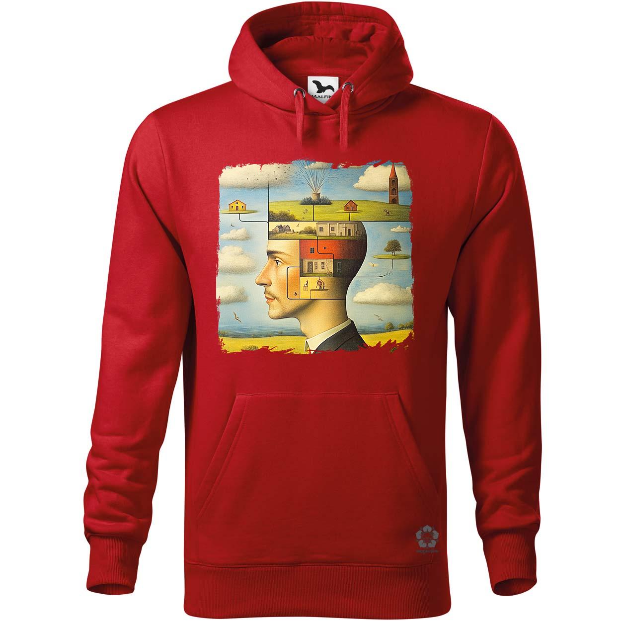 Férfi gondolatok v2 egyedi  pulóver 