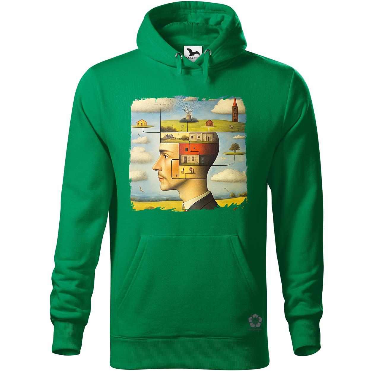 Férfi gondolatok v2 egyedi  pulóver 
