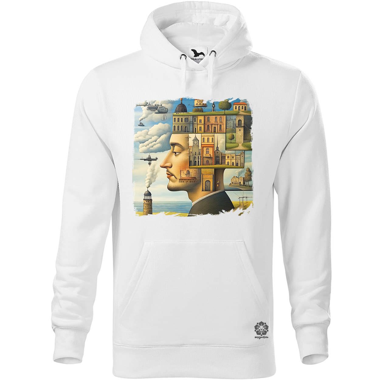 Férfi gondolatok v4 egyedi  pulóver 