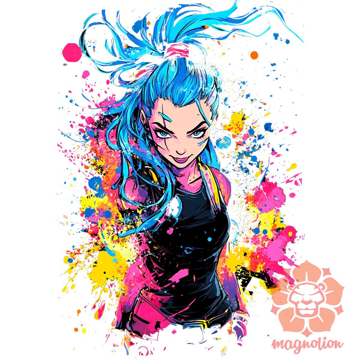 Graffiti Jinx v2 egyedi  pulóver 