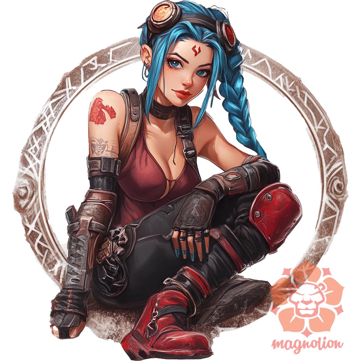 Jinx matrica v10 egyedi  pulóver 