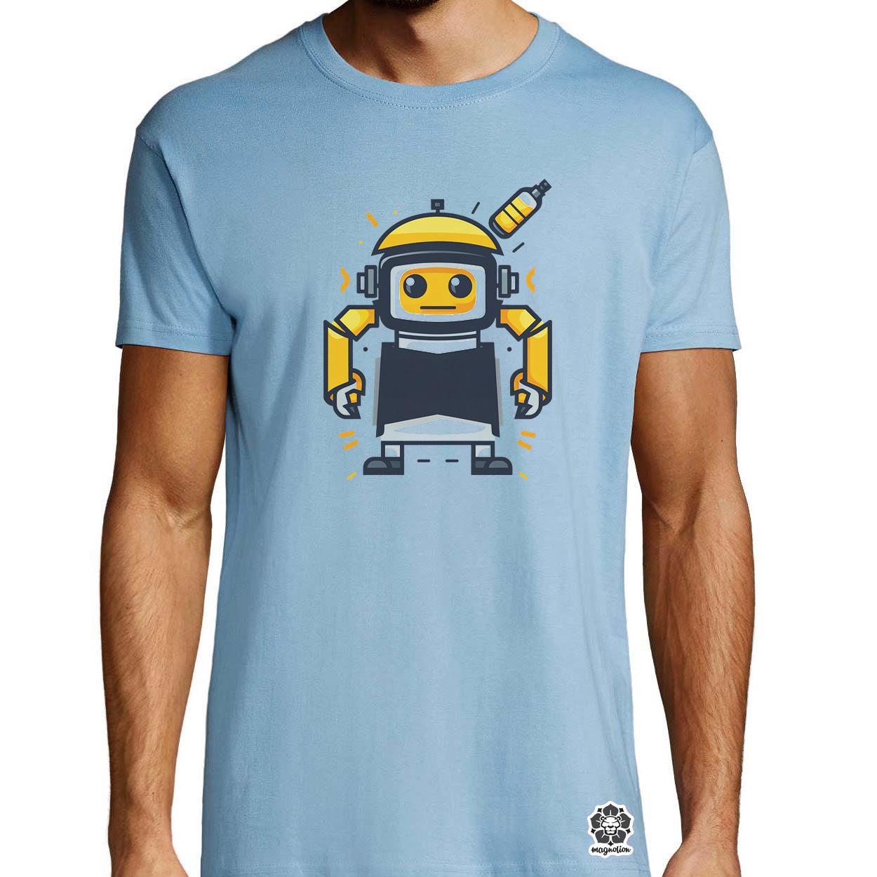 Cuki robot v11 egyedi póló 