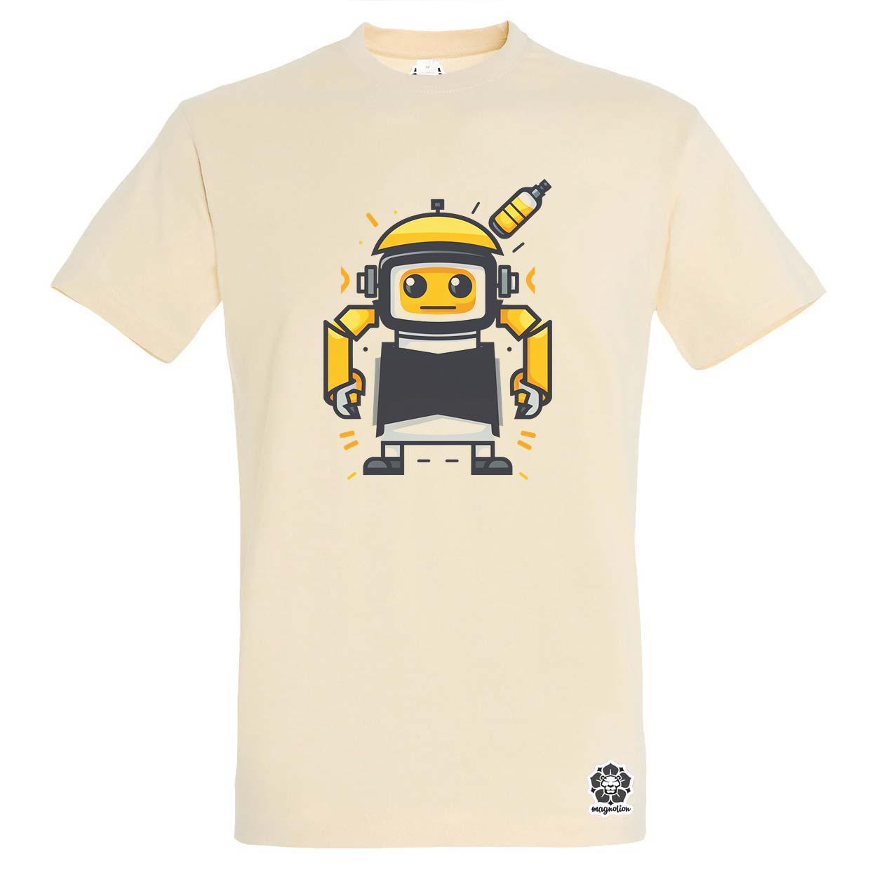 Cuki robot v11 egyedi póló 