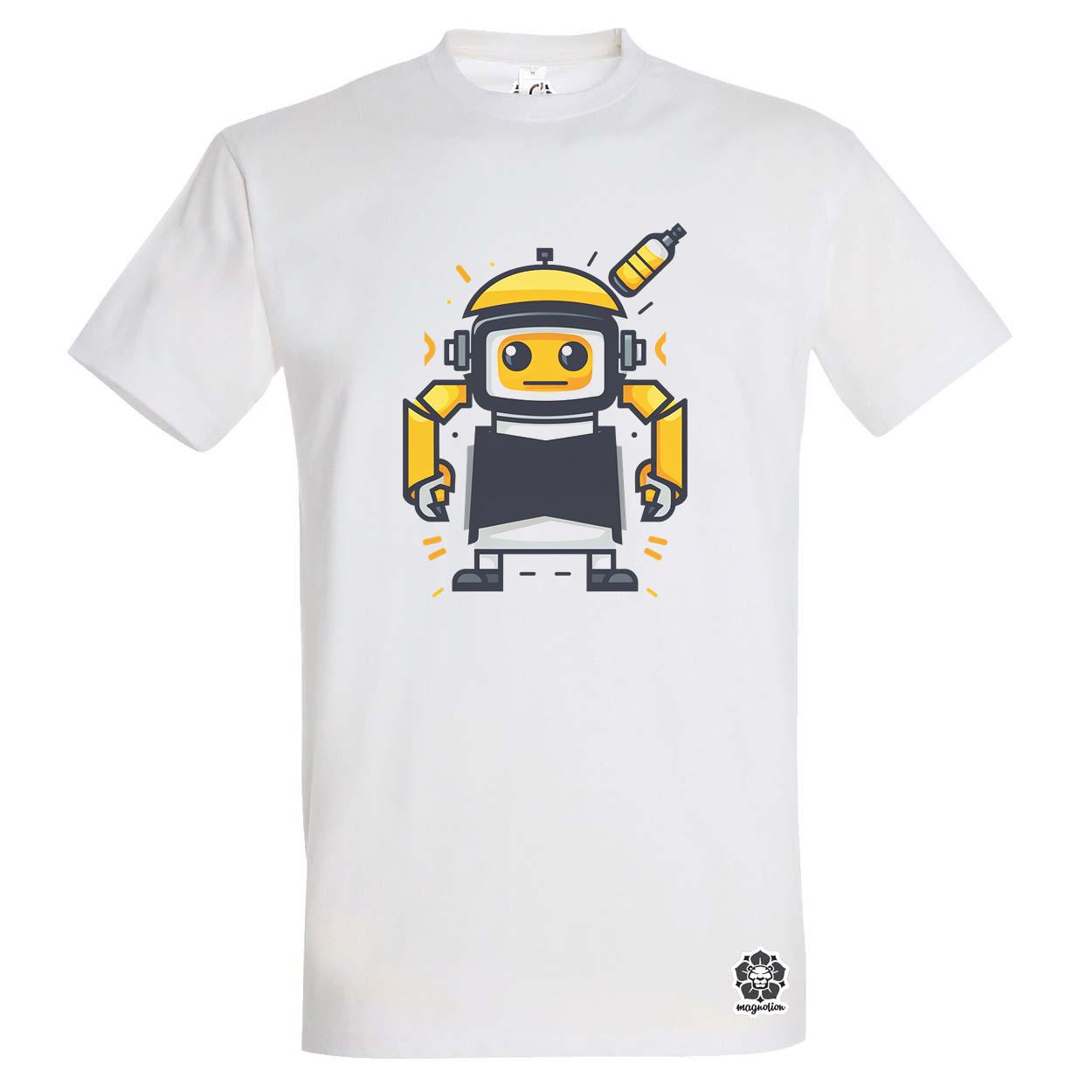 Cuki robot v11 egyedi póló 