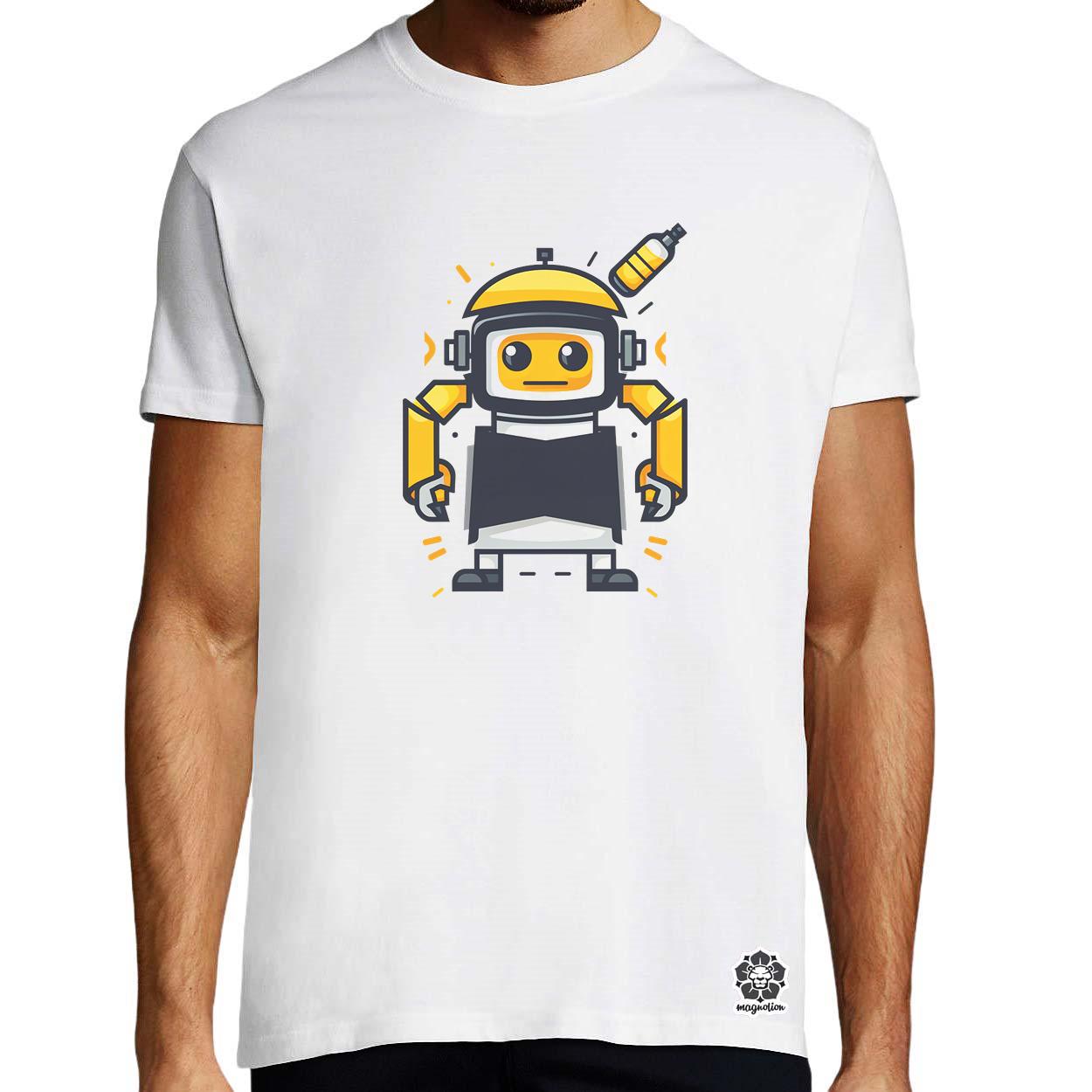 Cuki robot v11 egyedi póló 