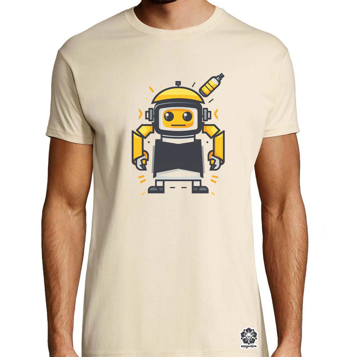 Cuki robot v11 egyedi póló 