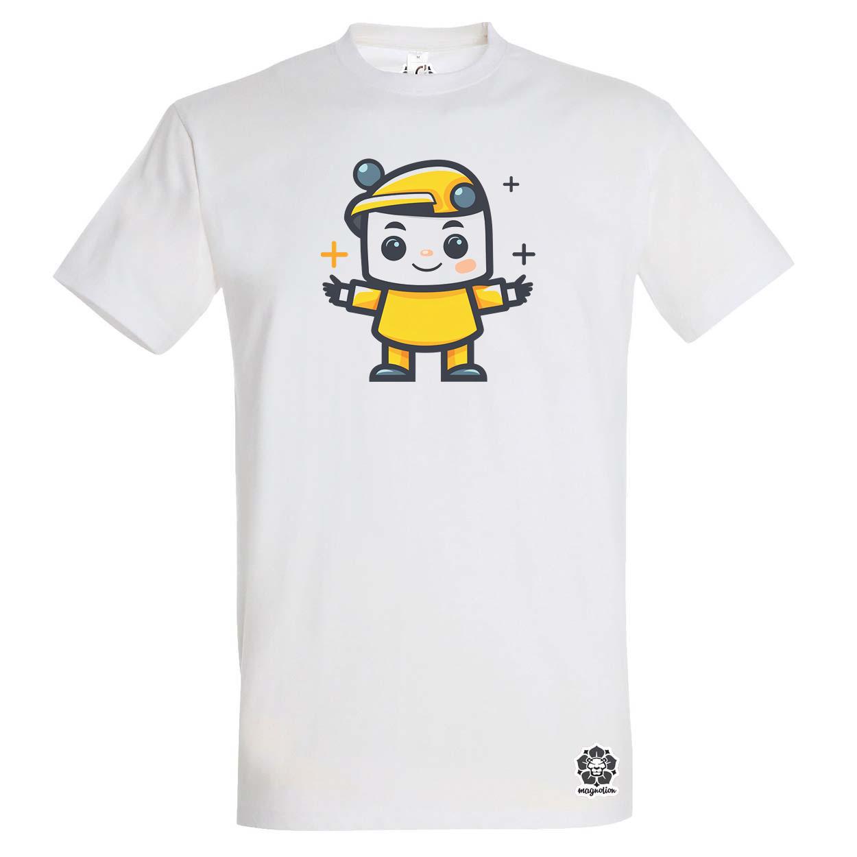Cuki robot v12 egyedi póló 