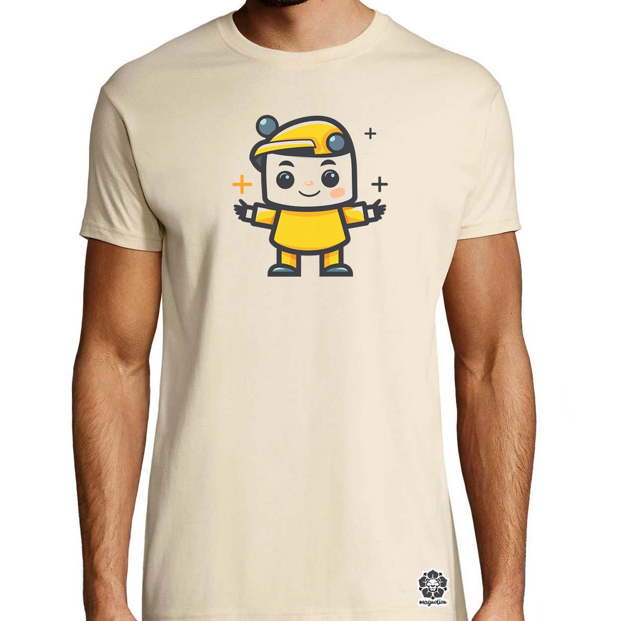 Cuki robot v12 egyedi póló 