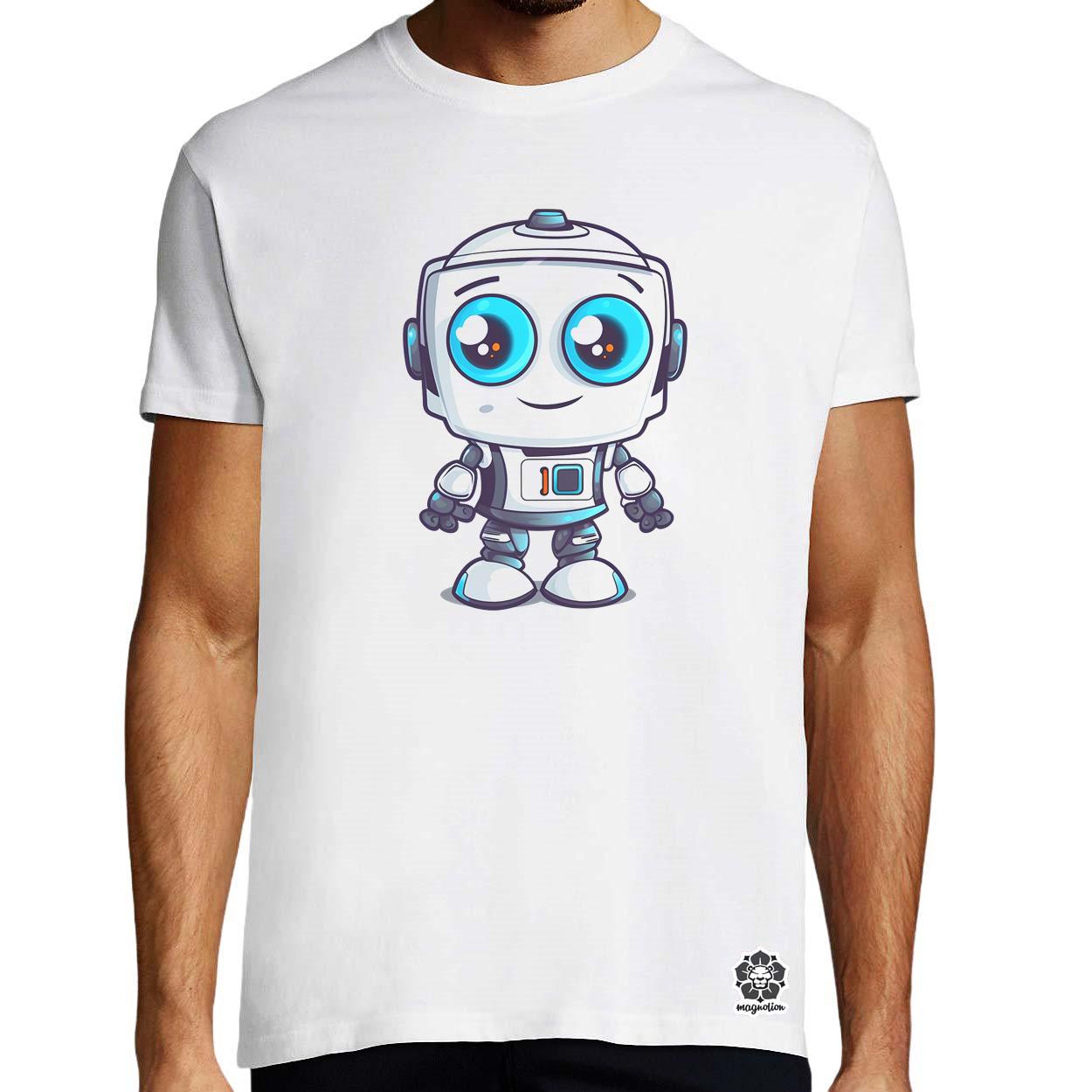 Cuki robot v5 egyedi póló 