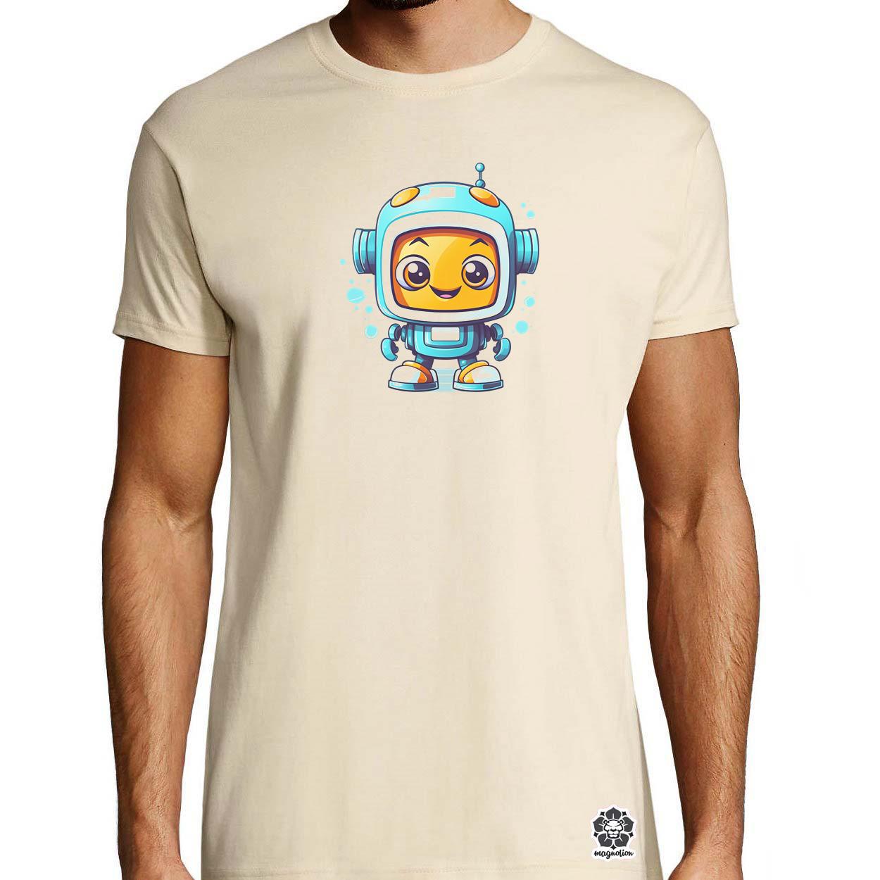 Cuki robot v6 egyedi póló 