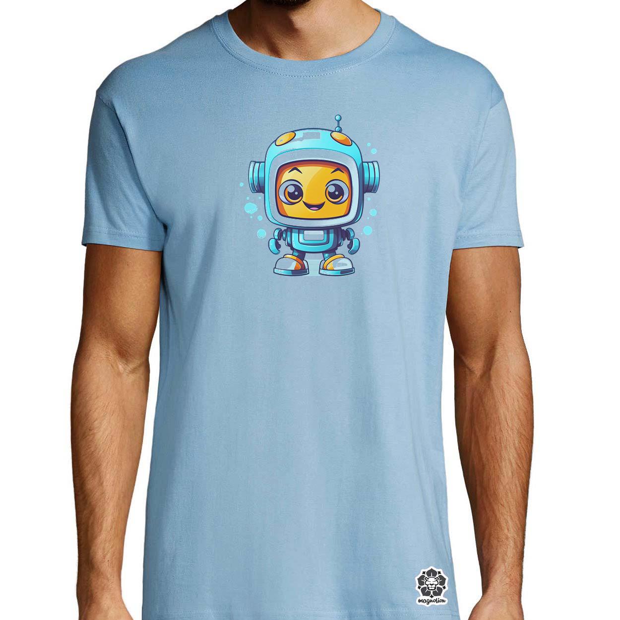 Cuki robot v6 egyedi póló 