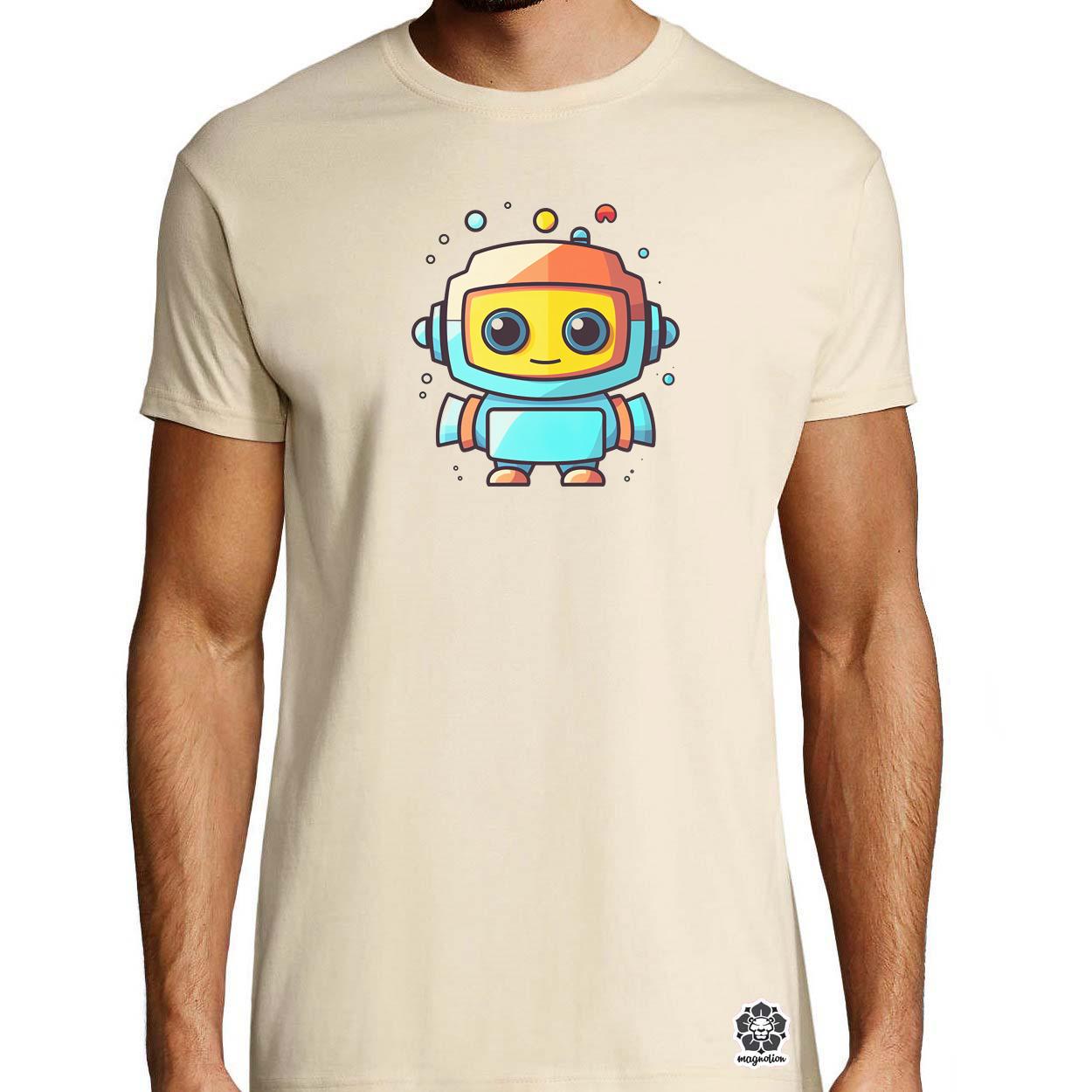 Cuki robot v7 egyedi póló 