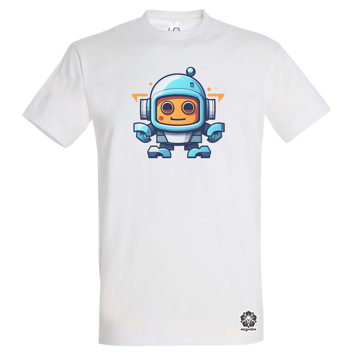 Cuki robot v8 egyedi póló 