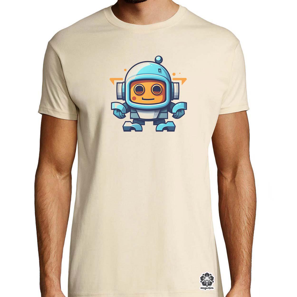 Cuki robot v8 egyedi póló 
