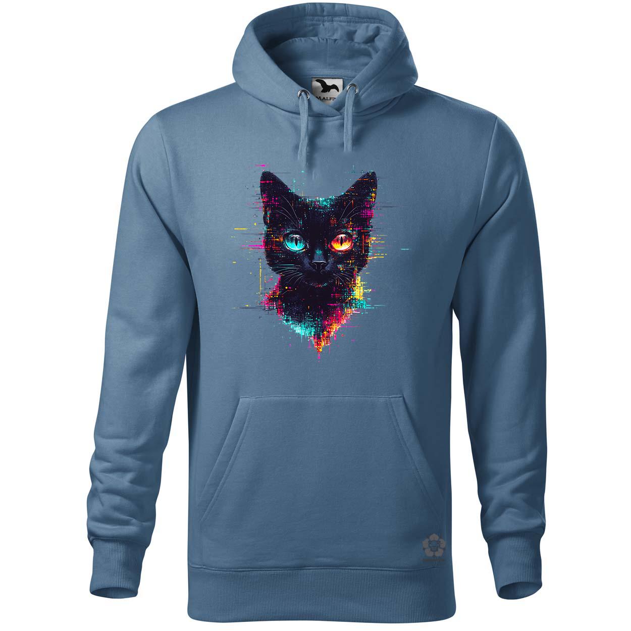 Pixel macska v4 egyedi  pulóver 