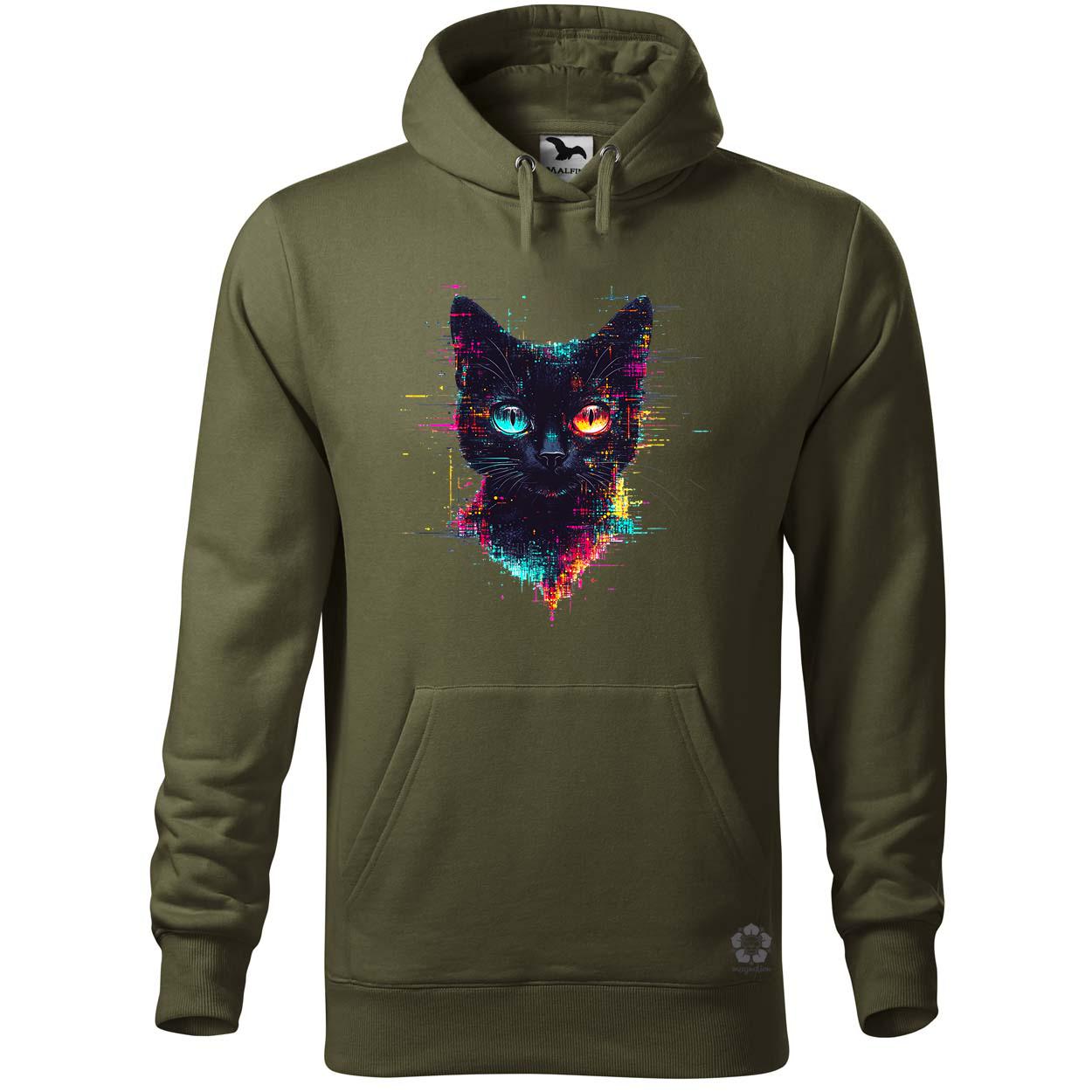 Pixel macska v4 egyedi  pulóver 