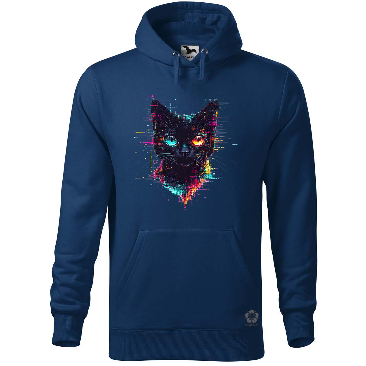 Pixel macska v4 egyedi  pulóver 